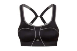 Pure Lime Padded Athletic Sportbeha Zwart/grijs Dames