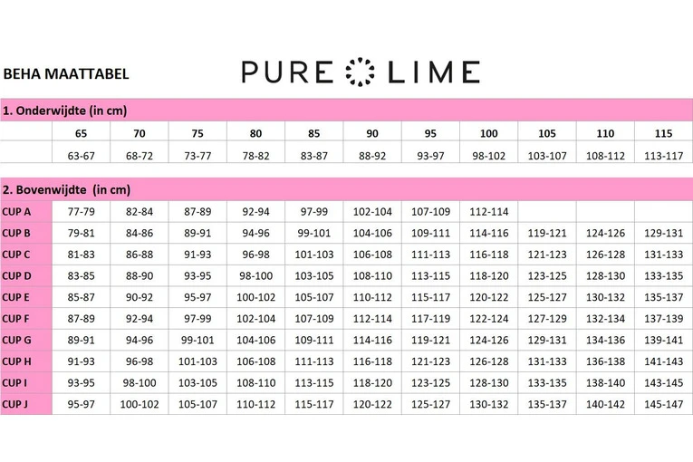 Pure Lime Padded Athletic Sportbeha Zwart/grijs Dames - Image 4