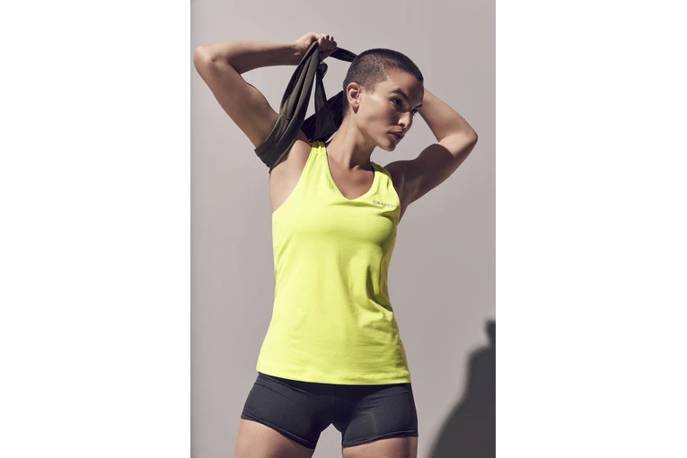 Craft ADV Essence Singlet Geel Heren - Afbeelding 2