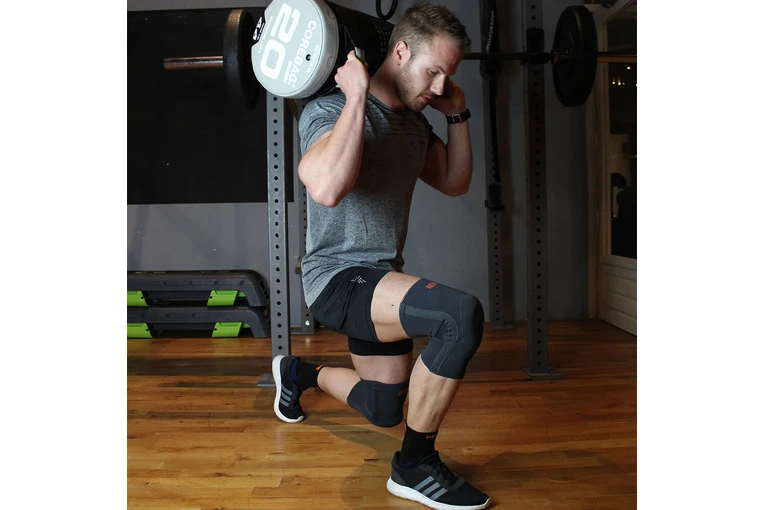 Herzog Pro Compression Knee Support Zwart - Image 2