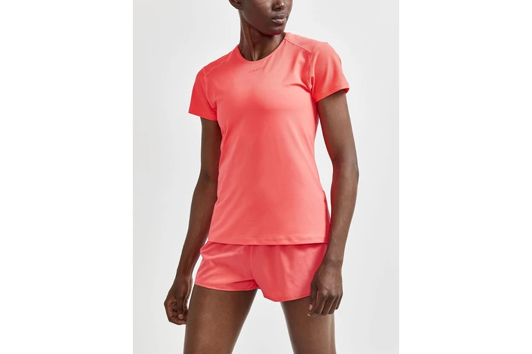 Craft Adv Essence Ss Slim Loopshirt Roze Dames - Image 2