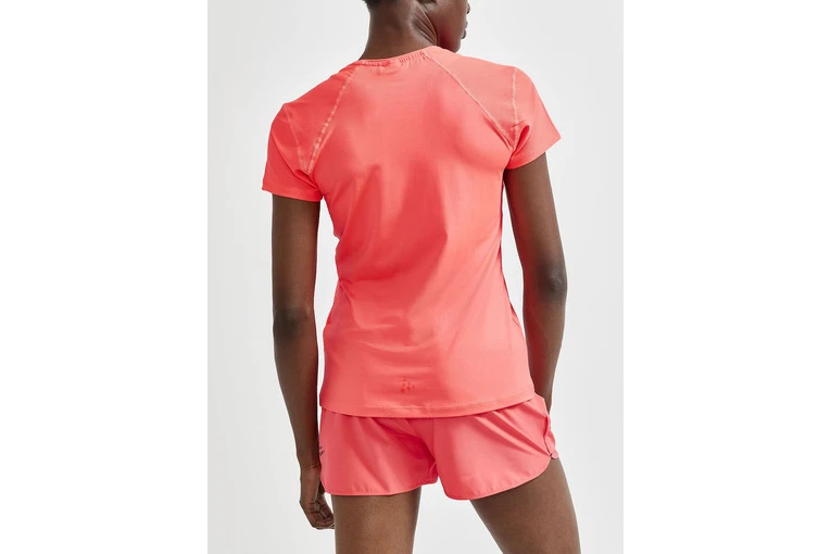 Craft Adv Essence Ss Slim Loopshirt Roze Dames - Image 3