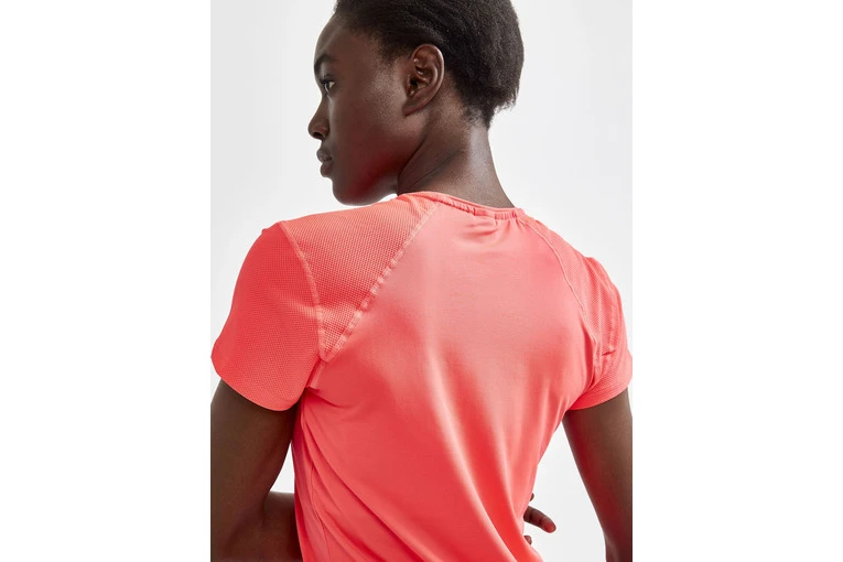 Craft Adv Essence Ss Slim Loopshirt Roze Dames - Image 4