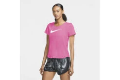 Nike Swoosh Run Short-Sleeve Running Top (Plus Size)