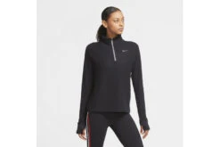 Nike Sphere 1/2-zip Running Top Zwart Dames
