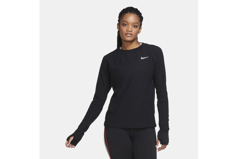 Nike Sphere Running Top Zwart Dames