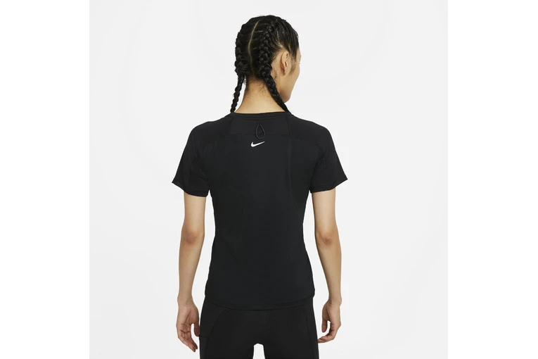 Nike Miler Run Division Loopshirt Zwart/zilver Dames - Image 2