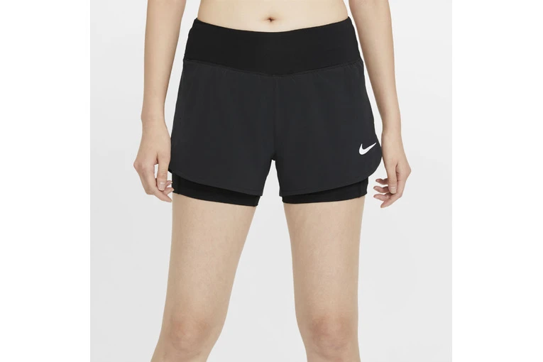 Nike Eclipse Running Short Zwart Dames