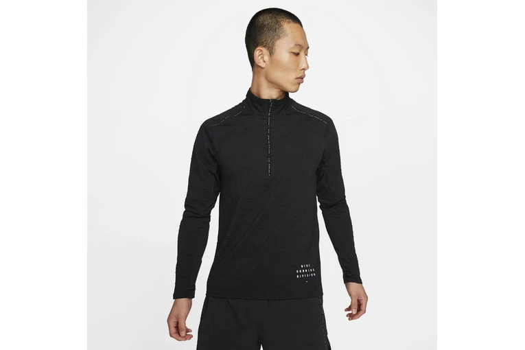 Nike Dri-fit Element Running Top Zwart Heren