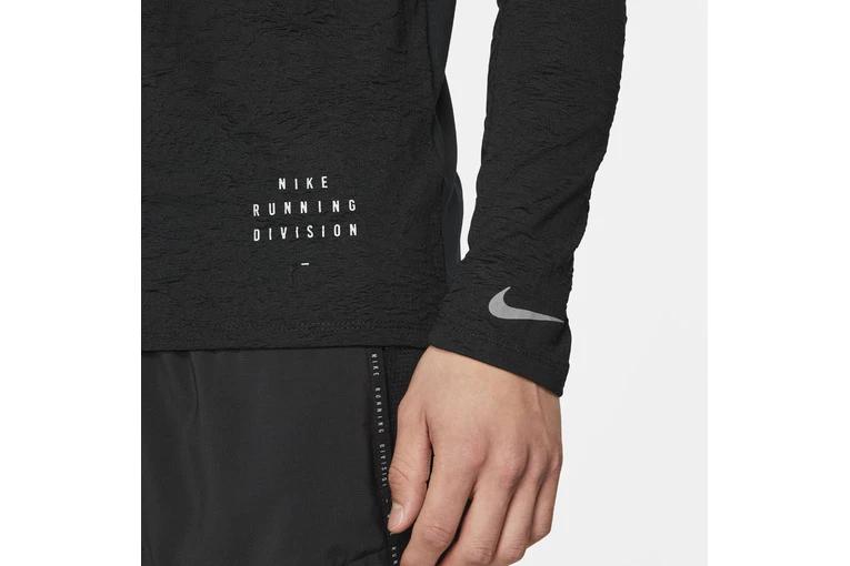 Nike Dri-fit Element Running Top Zwart Heren - Image 4