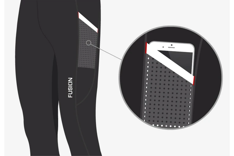 Fusion Hot Long Tight Zwart Dames - Image 4