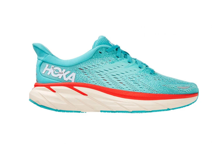 Hoka Clifton 8 Loopschoen Aquarelle/eggshell Blue Dames