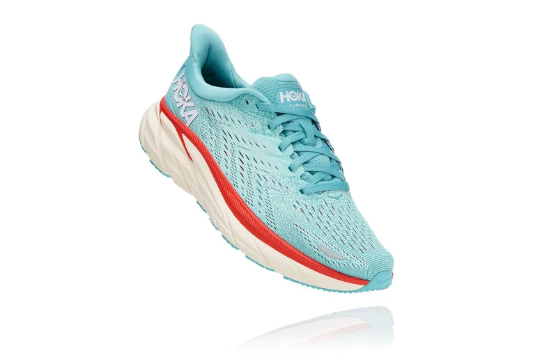 Hoka Clifton 8 Loopschoen Aquarelle/eggshell Blue Dames - Image 2