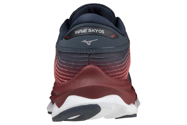 Mizuno Wave Sky 5 Loopschoen Indianink/coral/pomegran Dames - Image 4