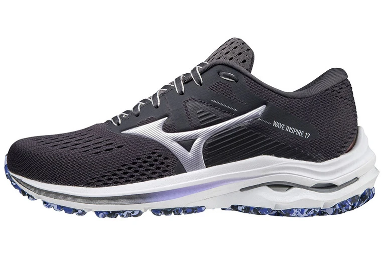 Mizuno Wave Inspire 17 Loopschoen Zwart/violetglow Dames - Image 2