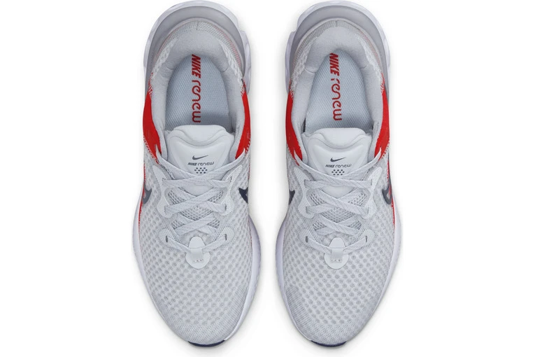 Nike Renew Run 2 Loopschoen Grijs/rood Kids - Image 4
