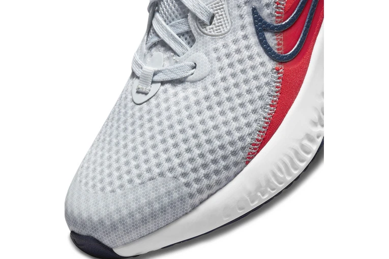 Nike Renew Run 2 Loopschoen Grijs/rood Kids - Image 5