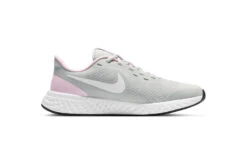 Nike Revolution 5 Loopschoen Grijs/roze Kids