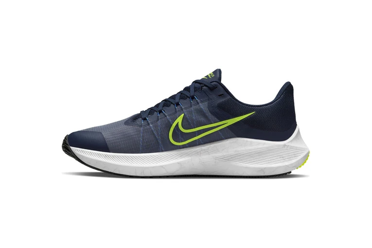 Nike Winflo 8 Loopschoen Midnight Navy/volt Heren - Afbeelding 2