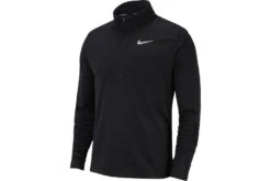 Nike 1/2-zip Running Top Zwart Heren