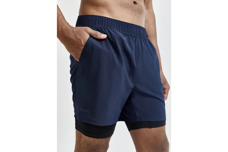 Craft ADV Essence 2-in-1 Stretch Short Blauw Heren - Image 4