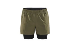 Craft ADV Essence 2-in-1 Stretch Short Kaki Heren
