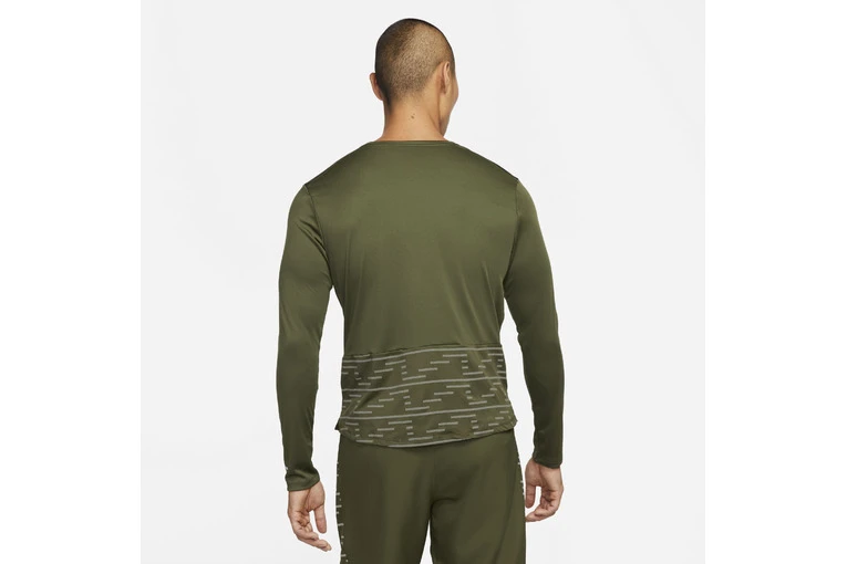 Nike Dri-FIT UV Run Division Miler Top Rough Green Heren - Image 2