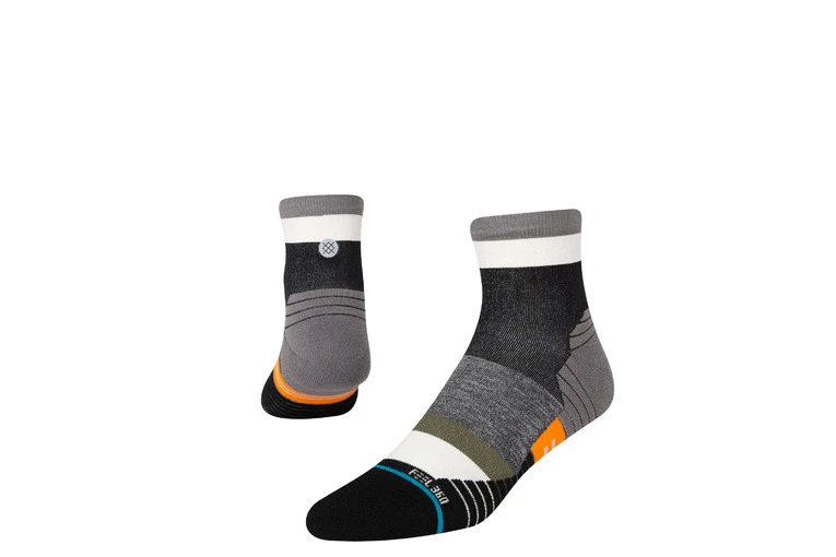 Stance Stake Quarter Sock Zwart Unisex