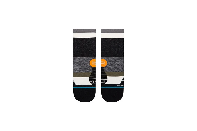 Stance Stake Quarter Sock Zwart Unisex - Image 2