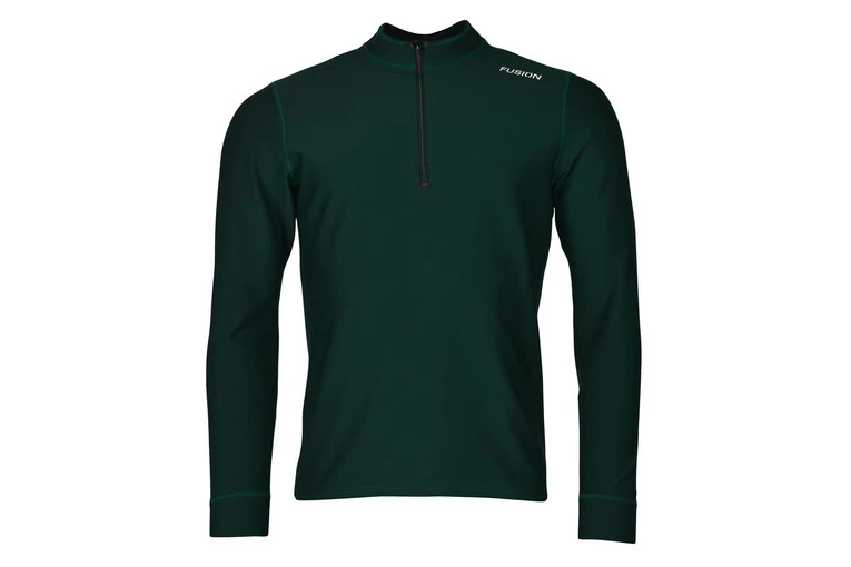 Fusion Zip Neck Shirt Groen Heren - Image 3