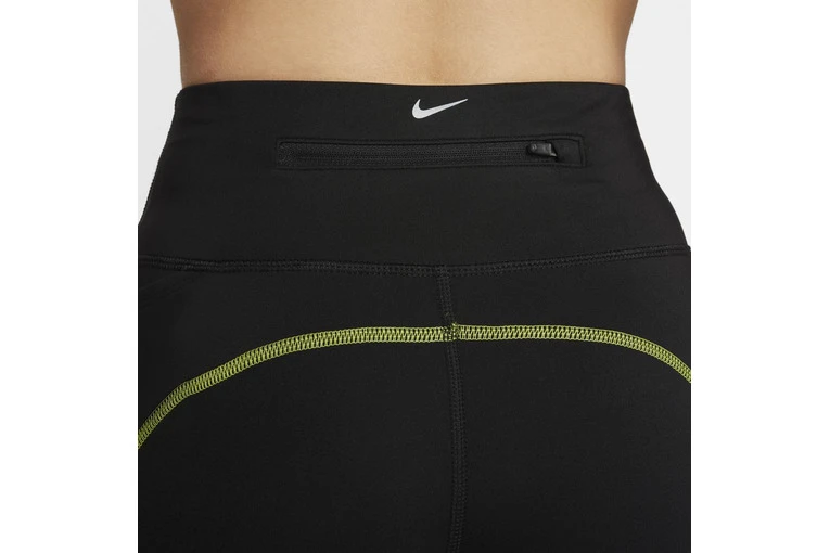 Nike Dri-FIT Icon Clash Mid-Rise Running Leggings Zwart/atomic Green Dames - Image 6