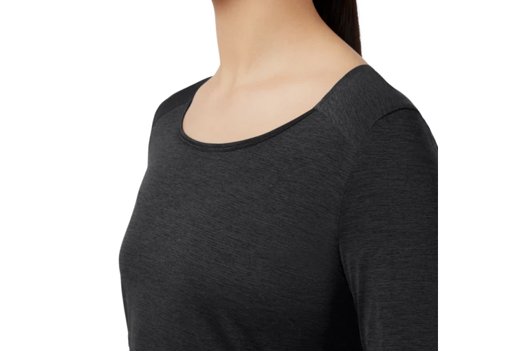 On Perfomance Long T-shirt Zwart Dames - Image 4