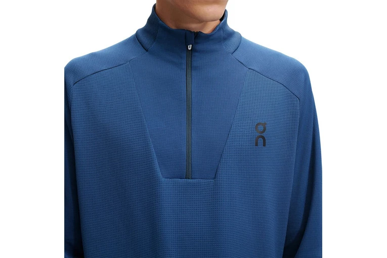 On Climate Loopshirt Denim Blauw Heren - Image 4