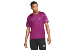 Nike Dri-FIT UV Run Division Miler Top Sangria Heren