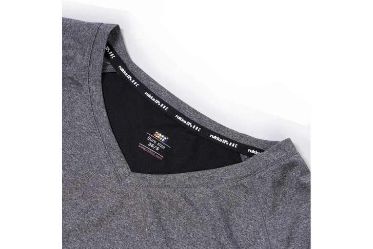 Rukka Sport T-shirt Grijs/zwart Dames - Image 3
