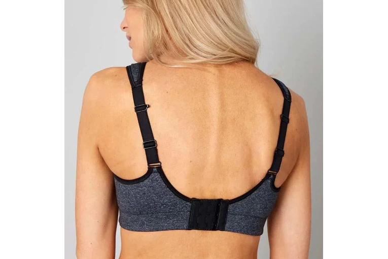 Pure Lime Padded Athletic Sportbeha Grijs Dames - Image 3