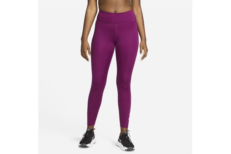 Nike Dri-FIT Swoosh Run 7/8-legging Paars Dames