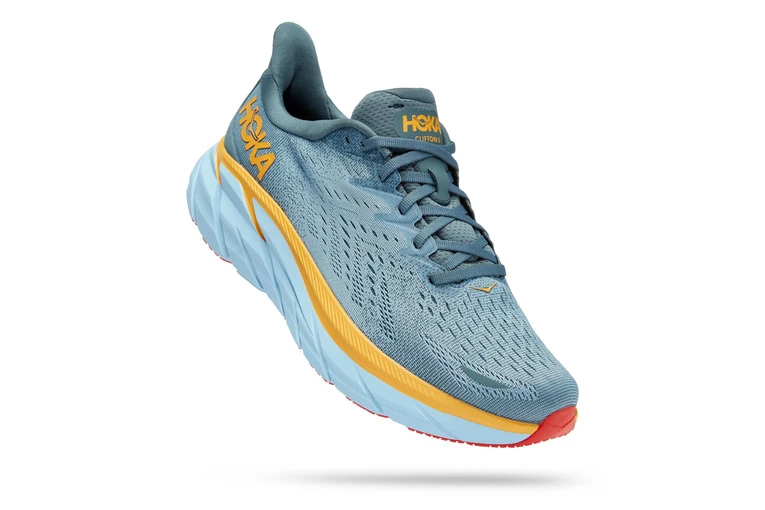 Hoka Clifton 8 Loopschoen Goblin Blue / Mountain Spring Heren - Image 3
