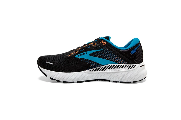 Brooks Adrenaline GTS 22 Loopschoen Zwart/blauw/oranje - Image 2
