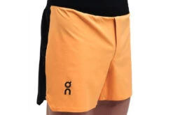 On 5 Inch Lichtgewicht Short Mango/zwart Heren