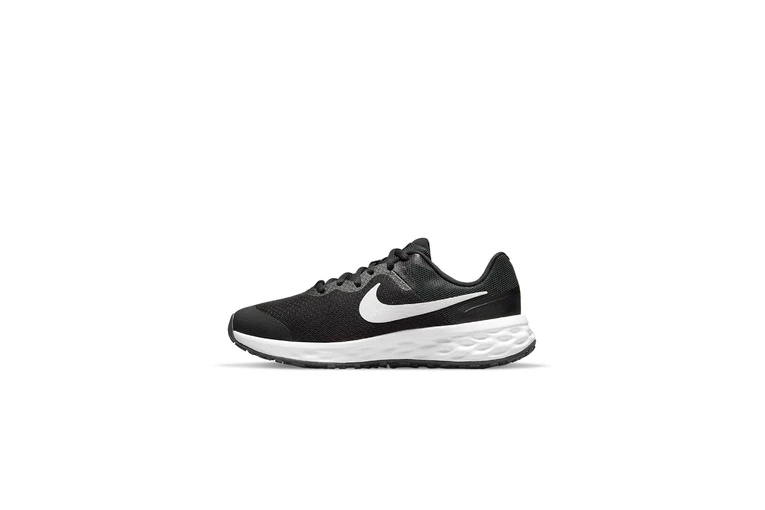 Nike Revolution 6 Loopschoenen Zwart/Dark Smoke Grey/Wit KIDS - Image 2