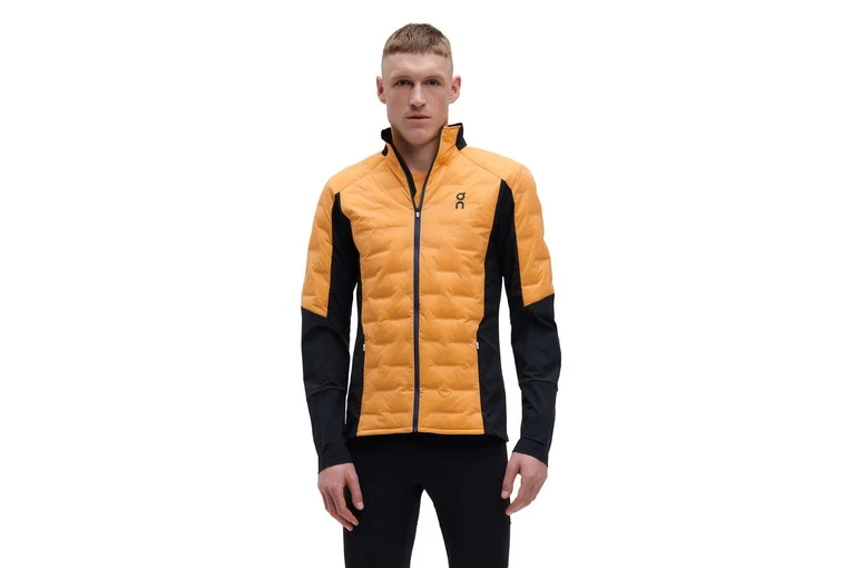 On Climate Jacket Mango/zwart Heren