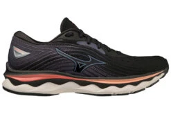 Mizuno Wave Sky 6 Loopschoen Zwart/quiksilver/hot Coral Dames