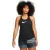 Nike Dri-FIT One Swoosh Tanktop Zwart Dames