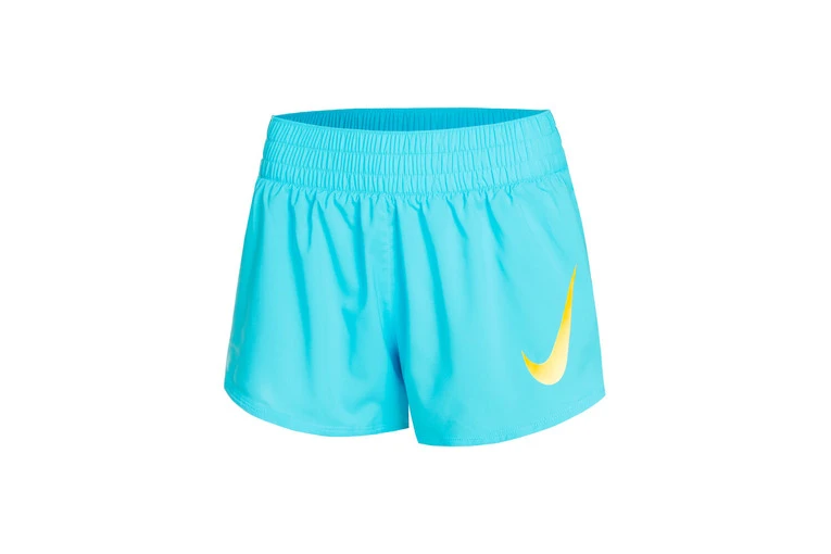 Nike Swoosh Hardloopshort Baltic Blue Dames - Image 3