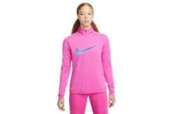 Nike Dri-FIT One Swoosh 1/4 Zip Loopshirt Active Fuchsia Dames