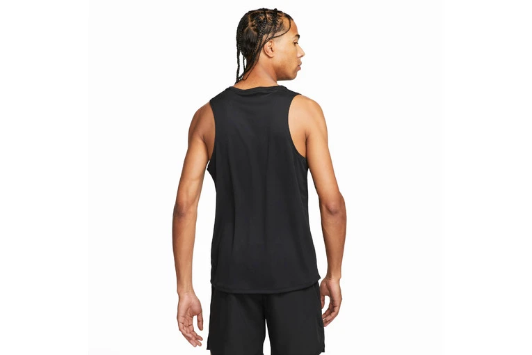Nike Dri-FIT Miler Tanktop Zwart Heren - Image 2