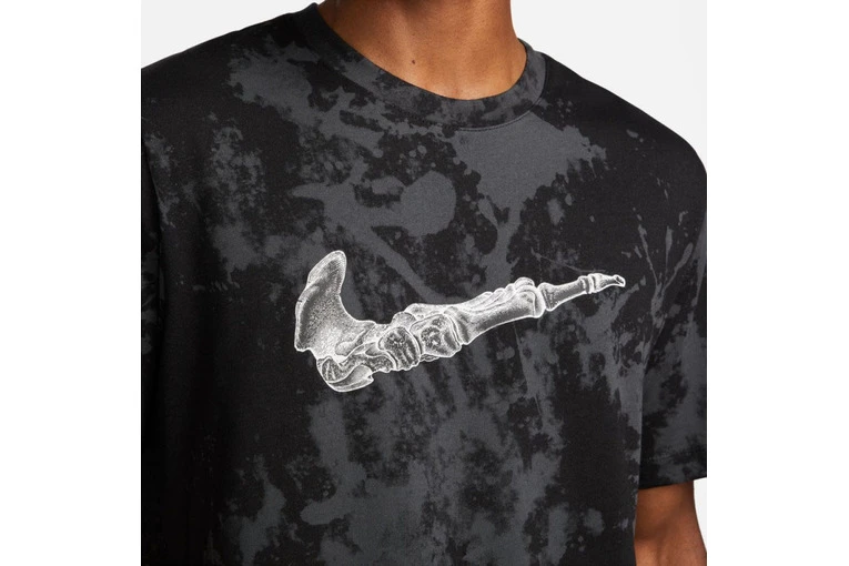 Nike Dri-FIT Run Division AOP T-shirt Zwart Heren - Image 3