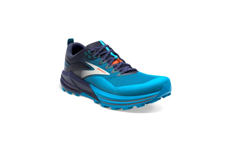 Brooks Cascadia 16 Trailschoenen Peacoat/Atomic Blue/Rooibos Heren - Image 3