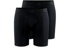 Craft Core Dry Sportboxer 6inch 2-pack Zwart Heren